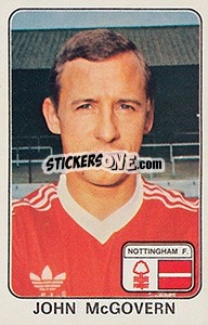 Cromo John McGovern - UK Football 1978-1979 - Panini