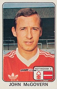 Sticker John McGovern - UK Football 1978-1979 - Panini