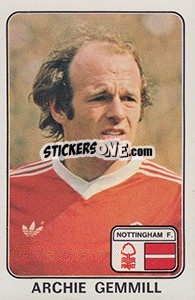 Cromo Archie Gemmill - UK Football 1978-1979 - Panini
