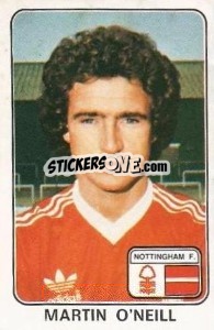 Sticker Martin O'Neill - UK Football 1978-1979 - Panini