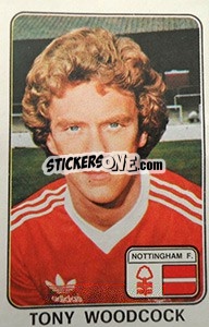 Sticker Tony Woodcock - UK Football 1978-1979 - Panini