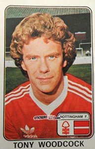 Sticker Tony Woodcock - UK Football 1978-1979 - Panini