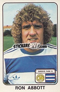Figurina Ron Abbott - UK Football 1978-1979 - Panini