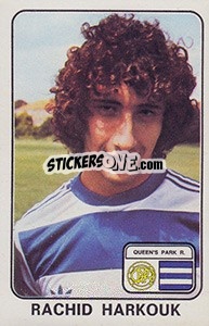 Cromo Rachid Harkouk - UK Football 1978-1979 - Panini