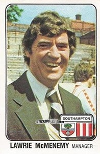 Sticker Lawrie McMenemy