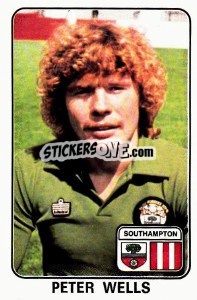 Sticker Peter Wells - UK Football 1978-1979 - Panini