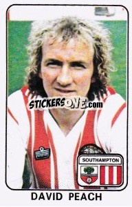 Sticker David Peach - UK Football 1978-1979 - Panini