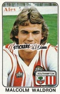Sticker Malcolm Waldron - UK Football 1978-1979 - Panini
