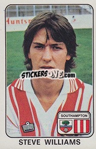 Sticker Steve Williams - UK Football 1978-1979 - Panini