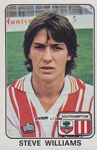 Sticker Steve Williams - UK Football 1978-1979 n. 324 - Panini