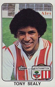 Sticker Tony Sealy - UK Football 1978-1979 n. 325 - Panini