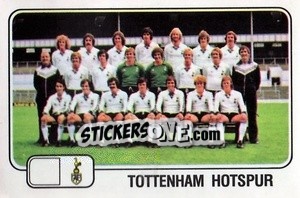 Sticker Team Photo - UK Football 1978-1979 - Panini