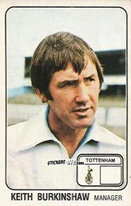 Sticker Keith Burkinshaw - UK Football 1978-1979 n. 332 - Panini