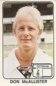 Sticker Don McAllister - UK Football 1978-1979 n. 337 - Panini