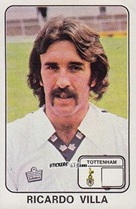 Cromo Ricardo Villa - UK Football 1978-1979 n. 340 - Panini