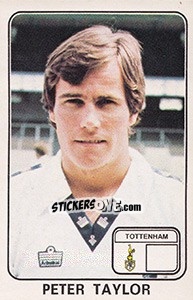 Cromo Peter Taylor - UK Football 1978-1979 - Panini
