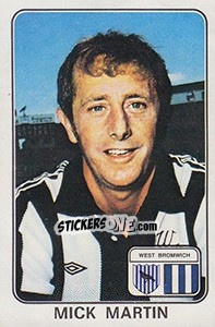 Sticker Mick Martin - UK Football 1978-1979 - Panini