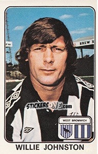 Figurina Willie Johnston - UK Football 1978-1979 - Panini