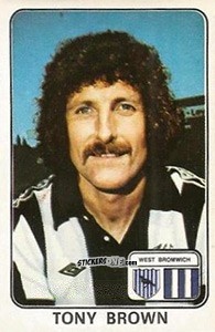 Sticker Tony Brown - UK Football 1978-1979 n. 360 - Panini