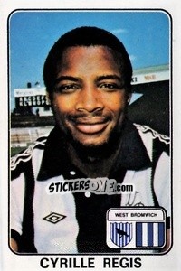 Sticker Cyril Regis - UK Football 1978-1979 - Panini