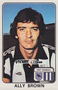 Sticker Ally Brown - UK Football 1978-1979 - Panini