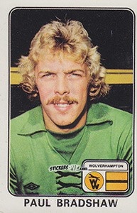 Sticker Paul Bradshaw - UK Football 1978-1979 - Panini