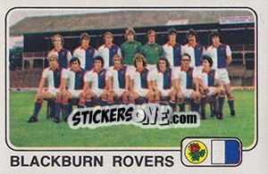 Sticker Team Photo (Blackburn Rovers) - UK Football 1978-1979 - Panini