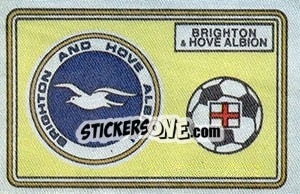 Cromo Badge (Brighton & Hove Albion) - UK Football 1978-1979 - Panini