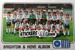 Cromo Team Photo (Brighton & Hove Albion) - UK Football 1978-1979 - Panini
