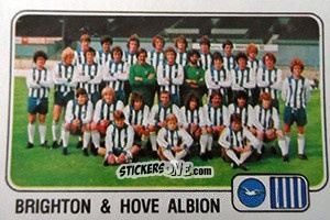 Sticker Team Photo (Brighton & Hove Albion) - UK Football 1978-1979 n. 384 - Panini