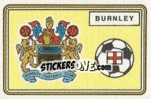 Figurina Badge (Burnley) - UK Football 1978-1979 - Panini