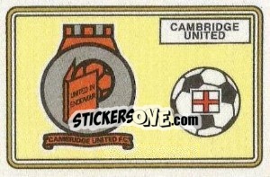 Cromo Badge (Cambridge United) - UK Football 1978-1979 - Panini