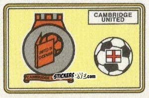 Figurina Badge (Cambridge United) - UK Football 1978-1979 - Panini