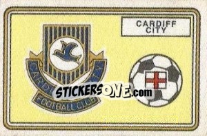 Cromo Badge (Cardiff City) - UK Football 1978-1979 - Panini
