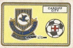 Sticker Badge (Cardiff City) - UK Football 1978-1979 n. 391 - Panini
