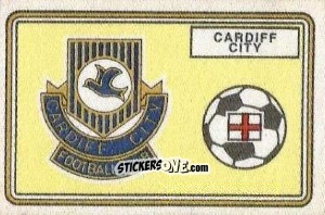 Figurina Badge (Cardiff City) - UK Football 1978-1979 - Panini