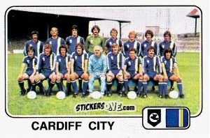 Cromo Team Photo (Cardiff City) - UK Football 1978-1979 n. 392 - Panini