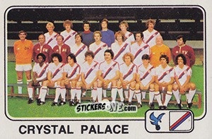 Sticker Team Photo (Crystal Palace) - UK Football 1978-1979 n. 396 - Panini