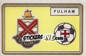 Cromo Badge (Fulham) - UK Football 1978-1979 - Panini