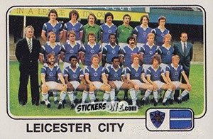 Cromo Team Photo (Leicester City) - UK Football 1978-1979 - Panini