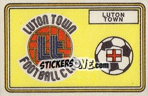 Sticker Badge (Luton Town) - UK Football 1978-1979 - Panini