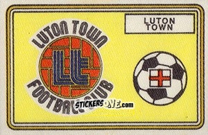 Sticker Badge (Luton Town) - UK Football 1978-1979 - Panini