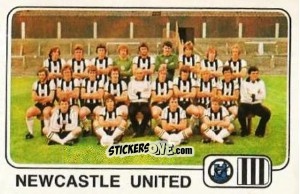 Sticker Team Photo (Newcastle United) - UK Football 1978-1979 n. 406 - Panini