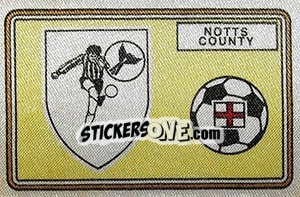 Figurina Badge (Notts County) - UK Football 1978-1979 - Panini