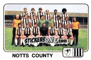 Sticker Team Photo (Notts County) - UK Football 1978-1979 - Panini