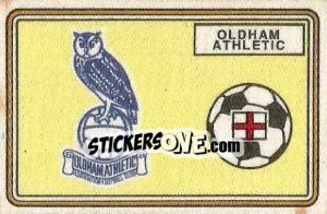 Cromo Badge (Oldham Athletic) - UK Football 1978-1979 - Panini