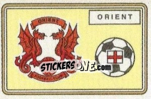 Sticker Badge (Orient) - UK Football 1978-1979 - Panini