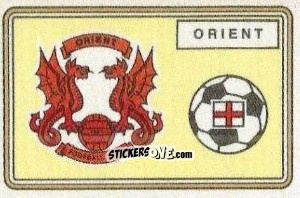 Sticker Badge (Orient) - UK Football 1978-1979 n. 411 - Panini