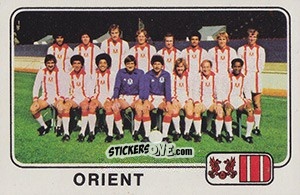 Sticker Team Photo (Orient) - UK Football 1978-1979 n. 412 - Panini