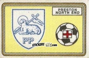 Sticker Badge (Preston North End) - UK Football 1978-1979 n. 413 - Panini